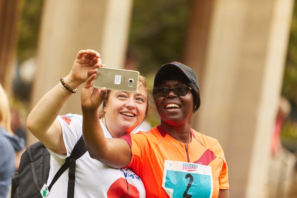 Marathon Walk London Selfie