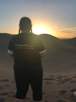 trekker in morocco 