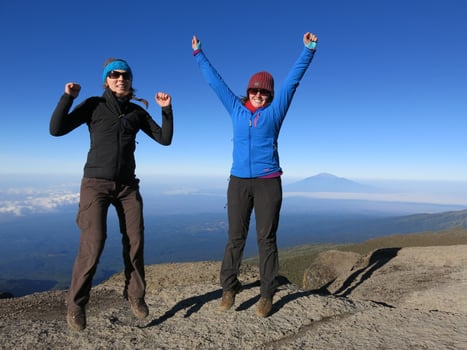 DA team on Kilimanjaro challenge