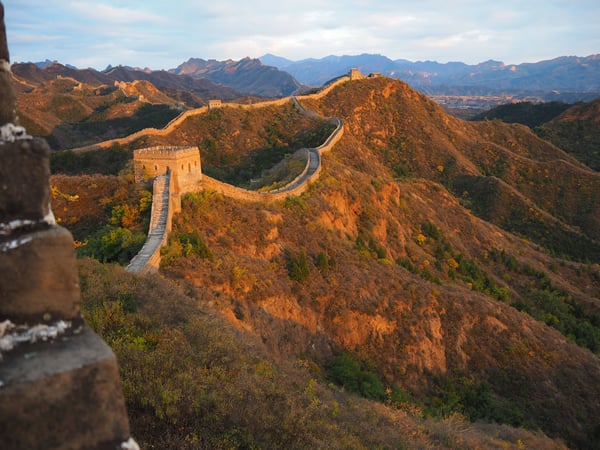 great wall of china landscape