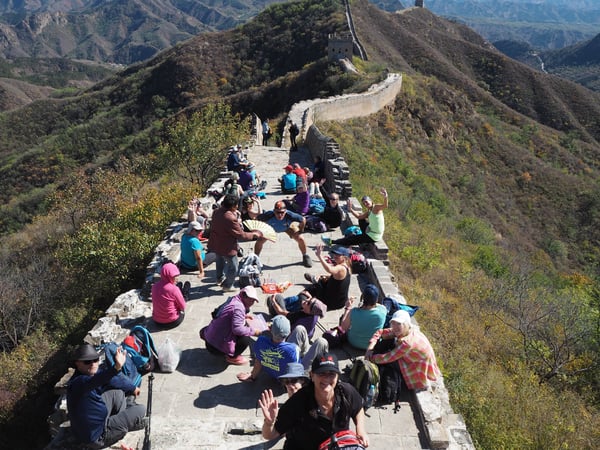 trekking the great wall of china