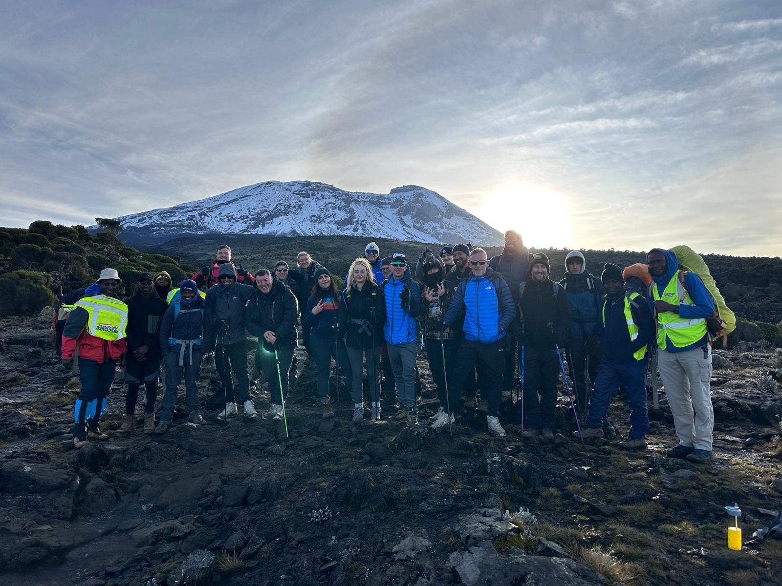 Aitch's Kilimanjaro climb with Discover Adventure — The team