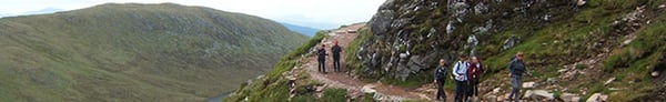 Trekking_ledge_Ben_Nevis