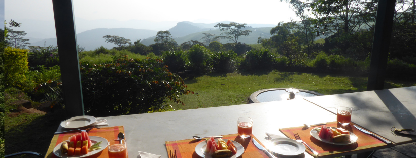 sri lanka breakfast with a view