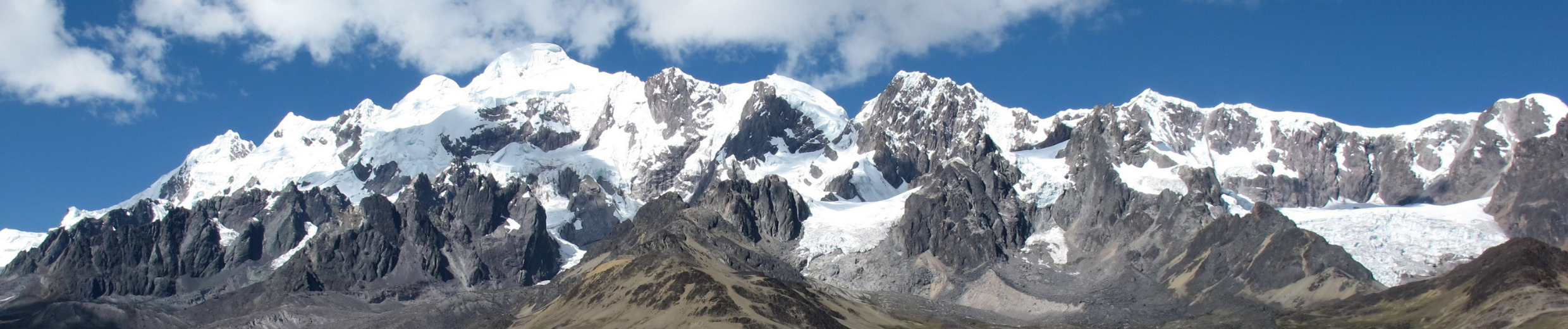 Peru snowy mountains
