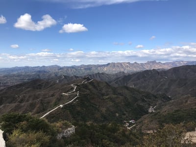 great wall of china trek
