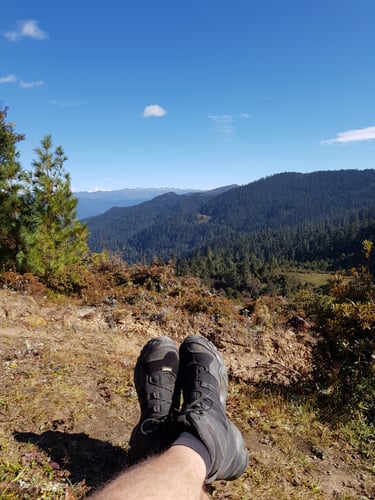 bhutan trek landscape