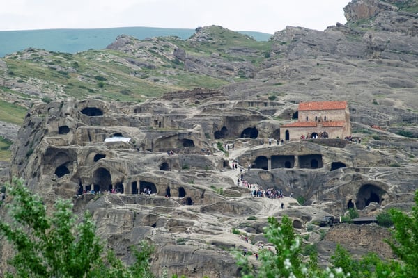 Uplistiskhe - ancient city cut into rock